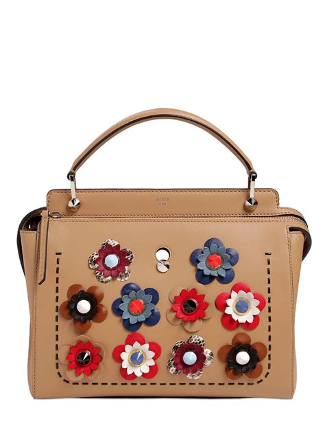 used fendi flower strap bag|Fendi zip pocket shoulder bags.